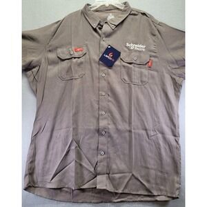 NEW LAPCO‎ FR Men's Button Shirt Flame Resistant CAT2 Long Sleeve Mens Size 2XLT